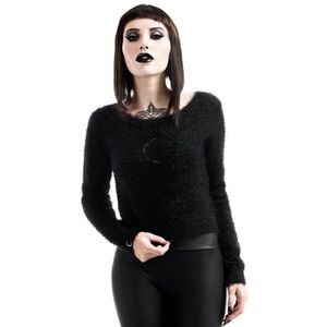 Killstar Obscura Fuzzy Sweater